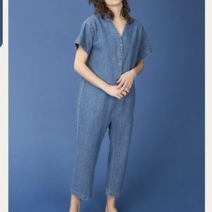 Ilana Kohn Blue Denim Jumpsuit
